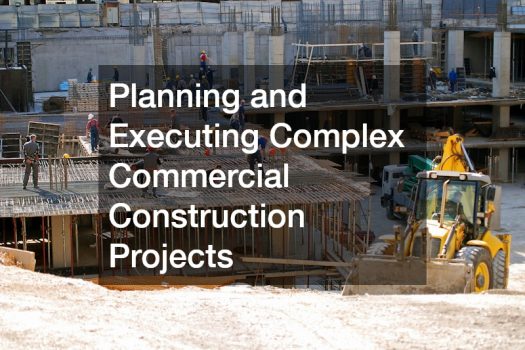 Planning and Executing Complex Commercial Construction Projects